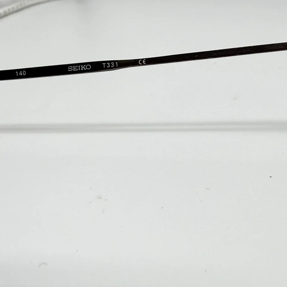 SEIKO Titanium Eyeglasses Frame Japan T331‎ 140 Mens Womens Unisex 21470